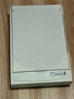 Microtek ScanMaker IIHR PC Color Flatbed Scanner MRS-1200ZS Vintage Untested - Image 1 of 4