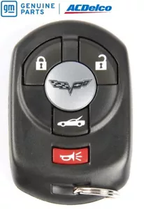 2005-2007 C6 Corvette Genuine GM Keyless Remote Key FOB Transmitter #1 10372541 - Picture 1 of 3