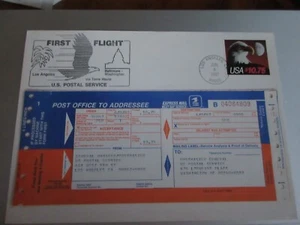 Scott #2122 $10,75 Express Mail Eagle. Cubierta de correo First Flight Express. - Imagen 1 de 1
