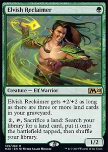 MTG Magic the Gathering Elvish Reclaimer (169/357) Core Set 2020 LP - Picture 1 of 1