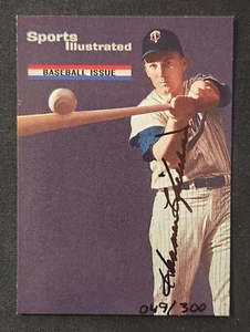 Harmon Killebrew 2001 Fleer Platinum Rack Pack Buyback 1998 SI Auto /300 - Picture 1 of 3