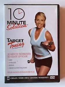 10 Minute Solution Target Toning for Beginners DVD Fully Tested Cindy Whitmarsh - Foto 1 di 3