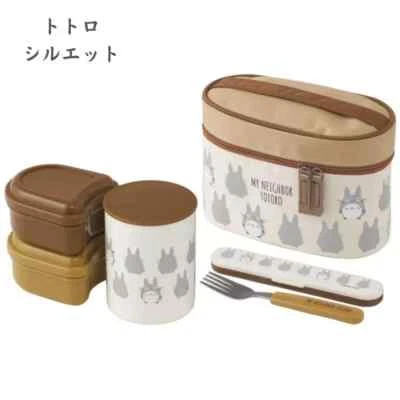 Skater 保温午餐罐套装带叉 560 毫升 My Neighbor Totoro — 第 1/4 张图片