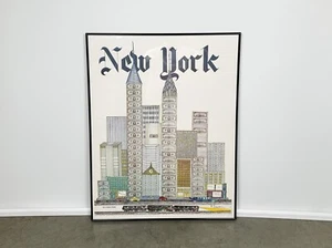 1980 New York My Kinda Town Original Kunst Poster von Swan - Bild 1 von 5