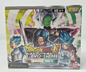 Dragon Ball Super - Union Force - Booster Box SIGILLATO SCATOLA TCG HA UN PO' DI SBIADIMENTO DEL SOLE - Foto 1 di 6