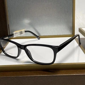 Unbranded L6016 Shiny Black Eyeglasses 53-17-135 Full Rim Frame - Picture 1 of 10