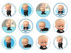 BOSS BABY 12 x  edible decoration cupcake toppers Icing or Wafer