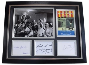 Greig, Stein, Johnston Signed Autograph x3 framed 16x12 photo display Rangers - Picture 1 of 6