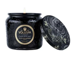 VOLUSPA CRISP CHAMPAGNE PETITE JAR CANDLE 4.5 OZ - Picture 1 of 3