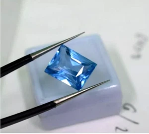 Natural 10-12 CT Santa Maria aquamarine Untreated Baguette Cut Loose certified - Picture 1 of 10