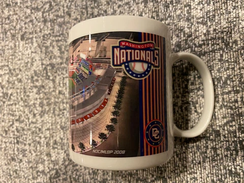 Washington Nationals Park Coffee Mug Cup 2008 Inaugural Season MLB Rare Cover