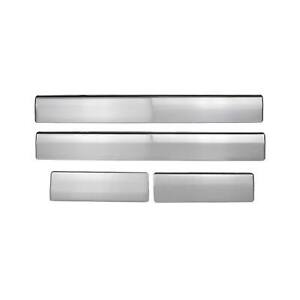 Door Sill Scuff Plate Scratch Protector for Nissan Frontier 2005-2021 Steel 4Pcs
