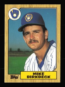 1987 Topps Tiffany #229 Mike Birkbeck