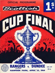 Final Copa Escocia 1964 Dundee v Rangers - Imagen 1 de 1