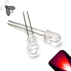 20 x LED 5 mm Rot Atmen Verblassen Super Hell Puls Glühbirne Licht Pulsierende Requisite - Bild 1 von 3