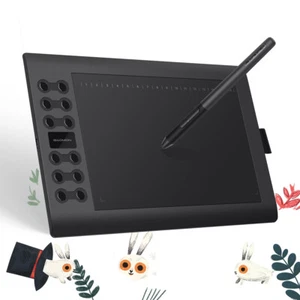 Gebraucht GAOMON M106K Graphic Drawing Tablet Pen Art Drawing 28 Express Keys - Bild 1 von 11