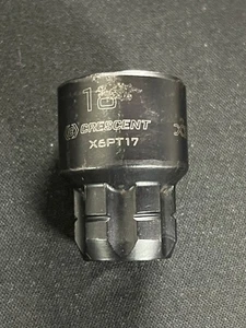 Crescent 18mm Spline Drive Pass Through Socket 3/8” Drive X6PT17 - Picture 1 of 5