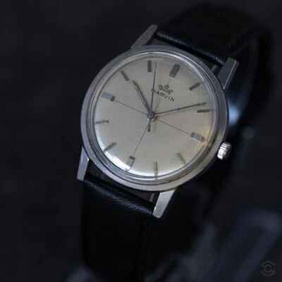 MARVIN VINTAGE WATCH CAL.560 MENS 33.5mm SWISS MADE SERVICED — 第 1/4 张图片