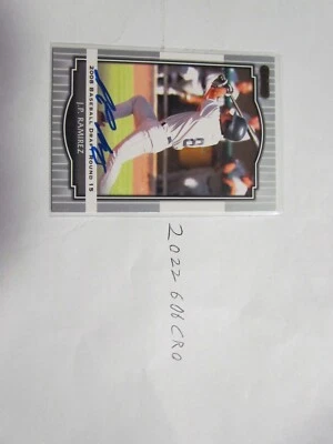 2009 Razor Signed  J.P. Ramirez Baseball Card - Image 1 of 3