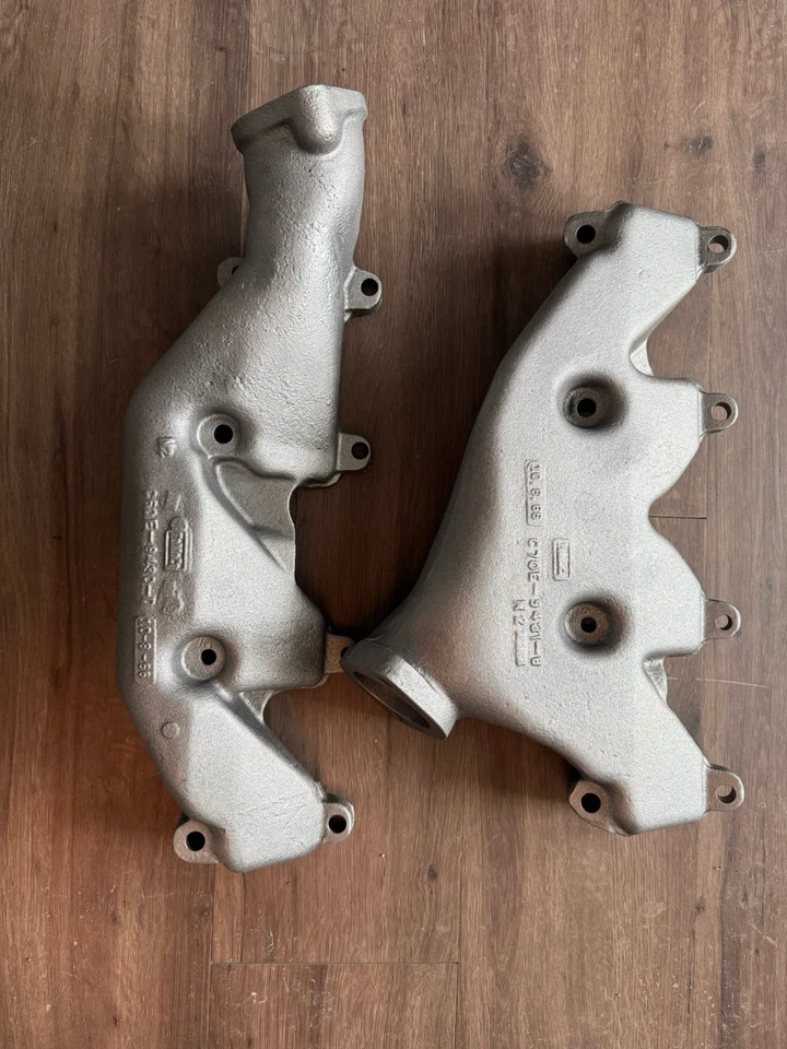 Ford Fairlane Mercury Comet 427 1966 1967 colectores de escape de hierro fundido Foto 1 de 4