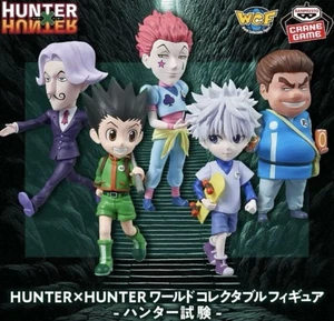 Figurine de collection HUNTER×HUNTER World examen chasseur série complète de 5 WCF - Photo 1/2