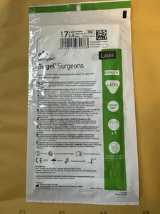 Molnlycke Biogel Surgeons Natural Rubber Latex Powder Free Size 7 1/2 NOT Expire - Picture 1 of 5