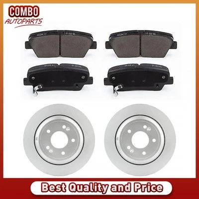 Rotores de freno traseros pastillas de freno de cerámica para Hyundai Equus 2011-2016 Foto 1 de 4