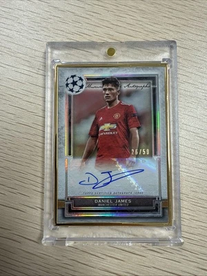 2020-21 Topps Museum Collection UCL Framed Auto Daniel James #FA-DJ #/50 - Image 1 of 2