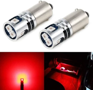 PHINLION 57 BA9 BA9S LED rote Leuchtmittel, superhell 12V 53 1816 1893 1889 rot  - Bild 1 von 6