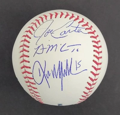 BRIAN MCCANN / Joe Carter / Jon Lester / David Wells / +1 SIGNED OML BASEBALL - Image 1 of 4