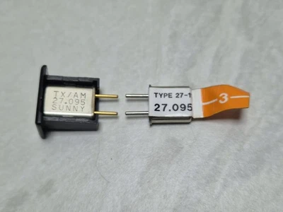 Radio Control RC AM 27MHz Crystals Matching Pair X-Tal Vintage Acoms Radio Gear - Image 1 of 3