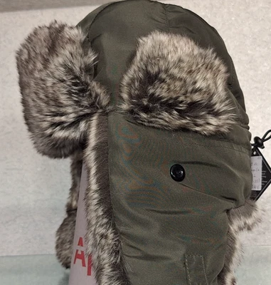 FAUSTMANN He. Mütze Tschapka, Trappermütze, mit weichem Kunstfell wasserabweisend