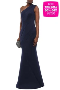 Prezzo consigliato €1200 RACHEL GILBERT Rumer abito a tromba in neoprene AU0 US2 XS una spalla - Foto 1 di 6