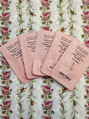 5 X Sisley Phyto-Teint Ultra Eclat Foundation Samples 6+ Chestnut .05 fl oz Each - Image 1 of 4
