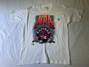 Vintage Toronto Raptors 1994 NBA T-shirt Nos With Tags Made In USA Salem Large - Picture 1 of 16