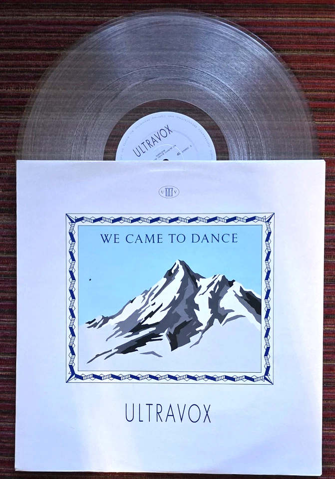 ULTRAVOX - WE CAME TO DANCE LIMITED EDITION 12 INCH UK CLEAR VINYL SINGLE Foto 1 de 1