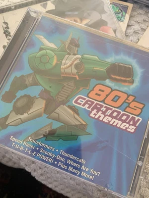 80's Cartoons Theme CD Thundercats Transformers Speed Racer Jetsons + More new - Image 1 of 3