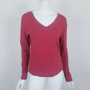 Suéter ligero BDG Urban Outfitters talla pequeña rojo manga larga cuello en V  - Imagen 1 de 6