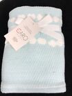 Caro Home Cloud Tie Dye Hand Towels Set Of 2 Light Blue Oeko-Tex Cotton New