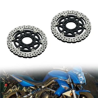 Motor de rotor de disco de freno negro duradero para Kawasaki Versys 650 2007-2014 Foto 1 de 4