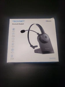 TECKNET Trucker Bluetooth Headset with Microphone Noise Canceling Wireless On Ea - Photo 1 sur 3