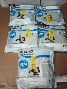 (15) EUREKA 60295D MIGHTY MITE MM CANISTER VACUUM BAGS 3600 SERIES 5 PACKS OF 3 - Picture 1 of 4