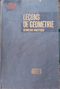 Leçons de Géométrie Analytique, Ier semestre (M. Postnikov, 1981) - Picture 1 of 10