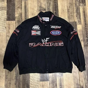 Chaqueta RARA De Colección WWF Racing World Wrestling Federation WWE Attitude XXL - Imagen 1 de 12