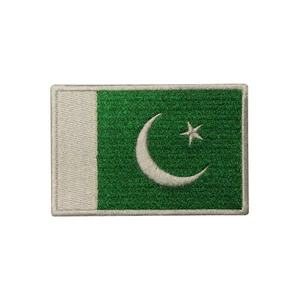 Pakistan Country Flag Patch Iron On Patch Sew On Badge Embroidered Patch - Picture 1 of 1