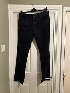 J Brand Tyler Dark Expanse corduroy (Navy) trousers, size W36, L32 .Rrp £135 - Picture 1 of 8