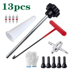Replacement Tire Valve Core Tool Kit Repairs Garage Travel Emergency Outdoor - Foto 1 di 3