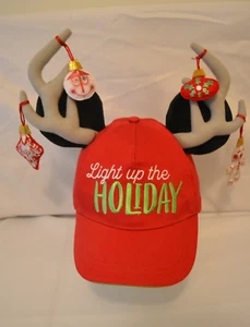 Disney Parks Ilumina las Fiestas Mickey Mouse Navidad Rojo Sombrero Gorra Ajustable - Imagen 1 de 9