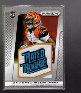 A7470- 2013 Panini Prizm Rated Rookie Patches #275 Onterio McCalebb Jersey - Picture 1 of 2