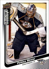 2009-10 Collector's Choice Predators Hockey Card #66 Pekka Rinne